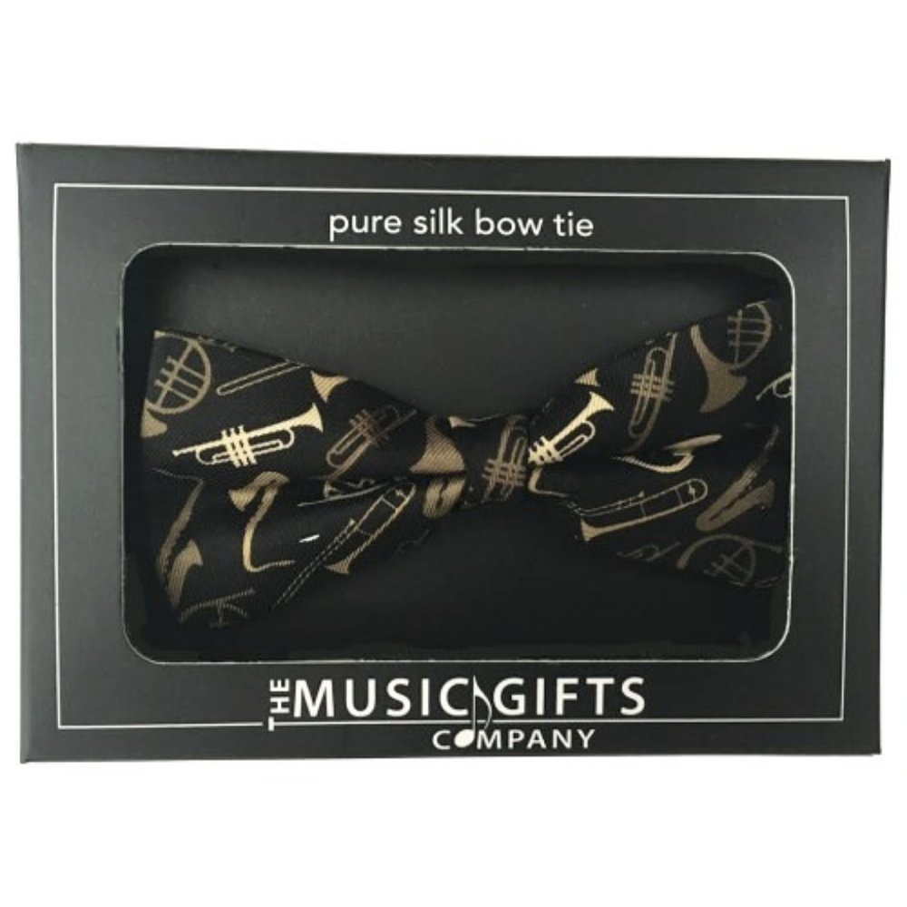 Brass Instruments Silk Bow Tie